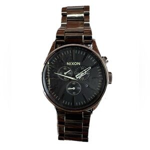 Nixon Sentry Chrono Men’s Watch in Gunmetal